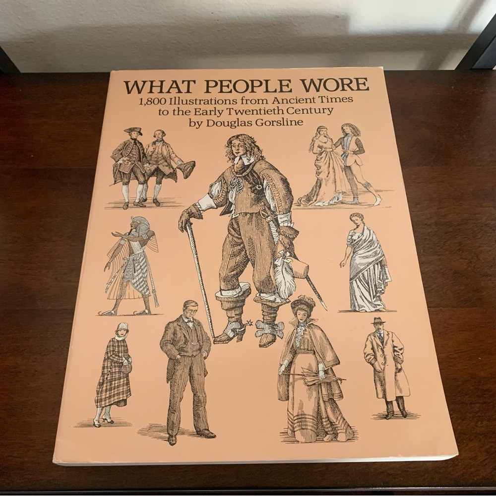 Vintage What People Wore by Douglas Gorsline paperback picture book